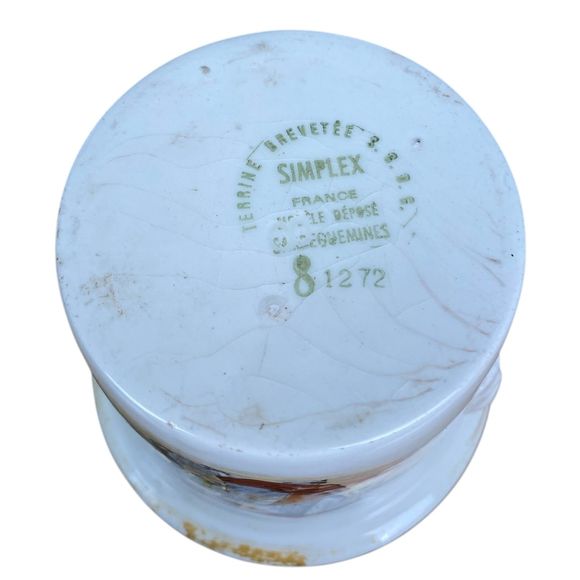 Vintage Simplex France Stoneware Crock with Lid – Classic French Kitchenware(SS) - Picture 10 of 15